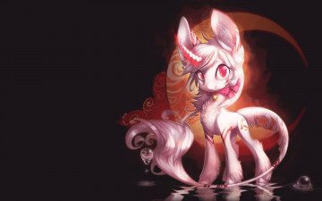 Картинка рисованное животные +сказочные +мифические единорог