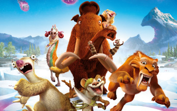 Картинка мультфильмы ice+age +collision+course персонажи