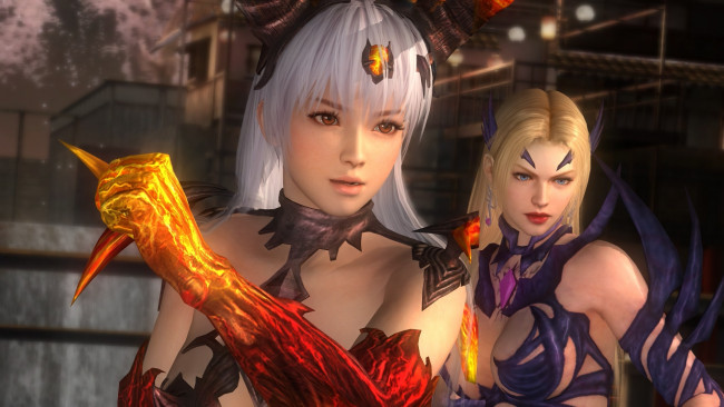 Обои картинки фото 3д графика, аниме , anime, девушки, взгляд, фон, поза