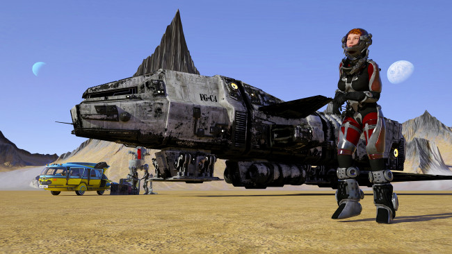 Обои картинки фото 3д графика, фантазия , fantasy, девушка, фон, взгляд