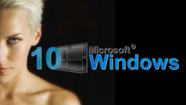 Обои картинки фото компьютеры, windows 10, фон, логотип