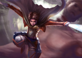 Картинка аниме shingeki+no+kyojin атака титанов