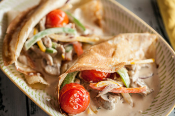 Картинка еда блины +оладьи сытно вкусно начинка