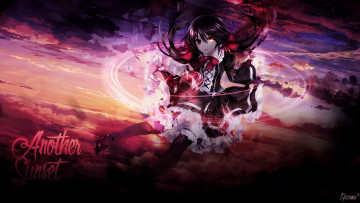 Картинка аниме date+a+live фон взгляд девушка