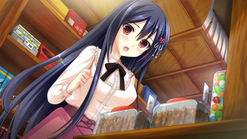 Картинка аниме mote+sugite+shuraba+na+ore девушка фон взгляд