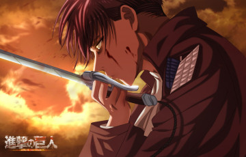 Картинка аниме shingeki+no+kyojin атака титанов