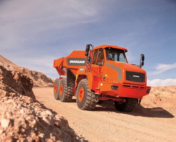 Обои картинки фото техника, строительная техника, doosan