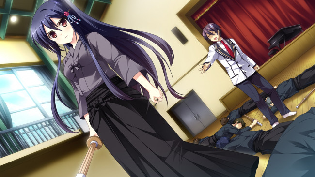 Обои картинки фото аниме, mote sugite shuraba na ore, двое