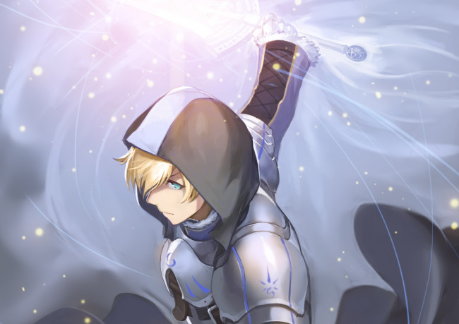 Обои картинки фото аниме, fate, stay night, saber