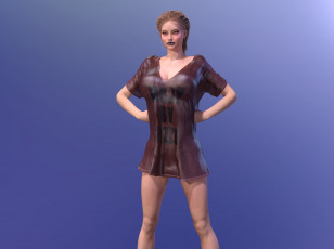 Картинка 3д+графика люди+ people девушка фон взгляд