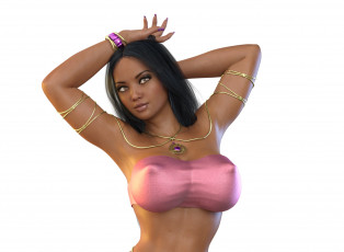 Картинка 3д+графика люди+ people фон взгляд девушка