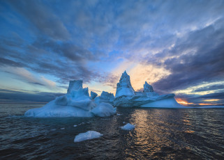 Картинка природа айсберги+и+ледники простор