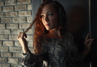 Картинка девушка девушки -unsort+ рыжеволосые+и+другие модель