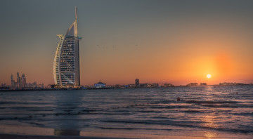 Картинка города дубай+ оаэ простор