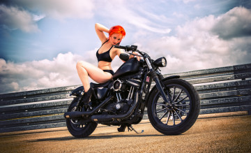 Картинка мотоциклы мото+с+девушкой девушки