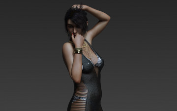 Картинка 3д+графика люди+ people фон взгляд девушка