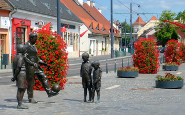Картинка города будапешт+ венгрия скульптуры