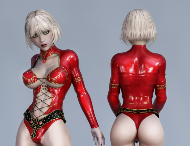 Обои картинки фото 3д графика, люди , people, девушка, фон, взгляд