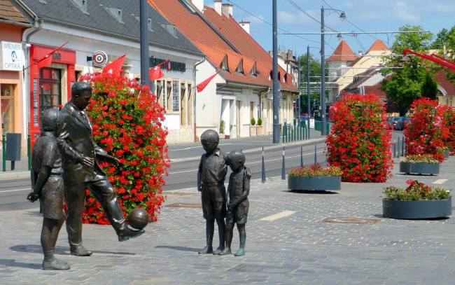 Обои картинки фото города, будапешт , венгрия, скульптуры