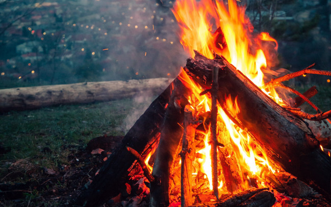 Обои картинки фото природа, огонь, пламя, костер