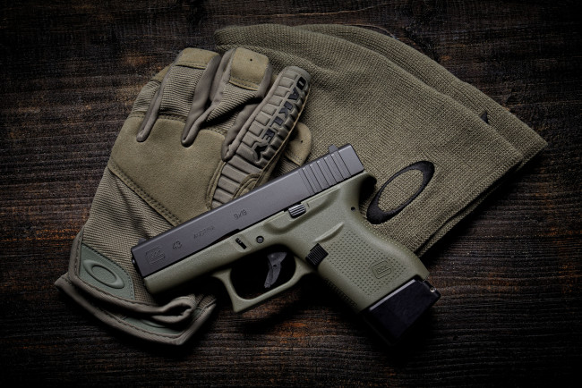Обои картинки фото glock 43, оружие, пистолеты, ствол