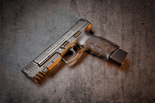 Обои картинки фото heckler & koch vp9, оружие, пистолеты, ствол