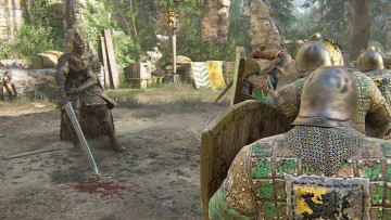 Картинка видео+игры for+honor площадка оружие рыцари