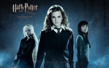 Картинка кино+фильмы harry+potter+and+the+order+of+the+phoenix джоу чанг гермиона грейнджер полумна лавгуд