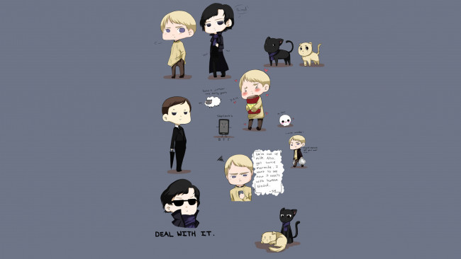 Обои картинки фото sherlock bbc, рисованное, кино, sherlock, bbc