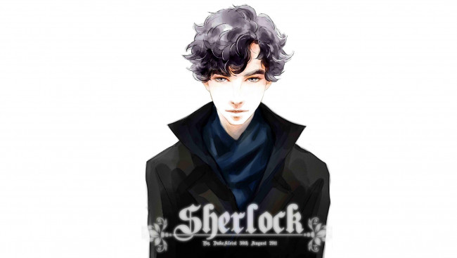 Обои картинки фото sherlock bbc, рисованное, кино, sherlock, bbc