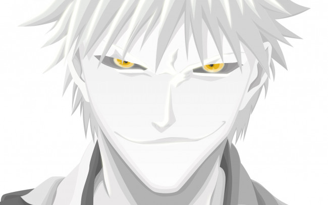Обои картинки фото аниме, bleach, hichigo, hollow, пустой