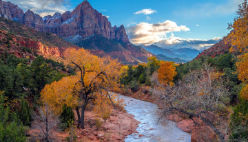 Картинка zion+national+park utah usa природа реки озера zion national park