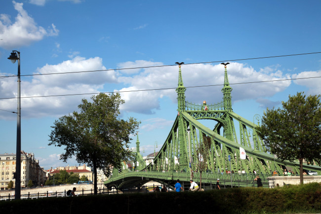 Обои картинки фото города, будапешт , венгрия, мост