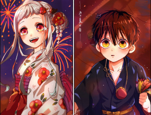 обоя аниме, jibaku shounen hanako-kun, jibaku, shounen, hanako, kun