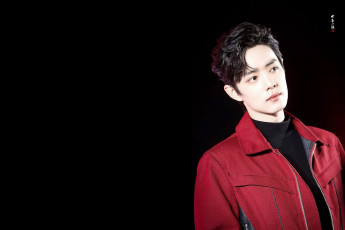 Картинка мужчины xiao+zhan актер куртка