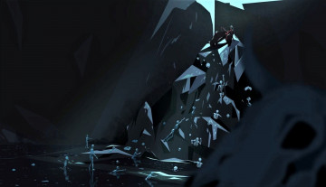 Картинка аниме mo+dao+zu+shi вэй усянь скала скелеты мертвецы