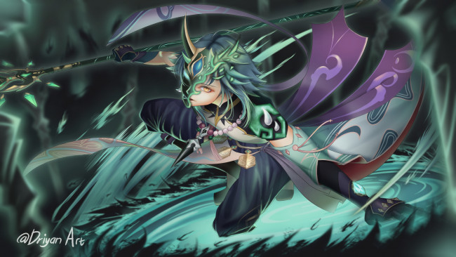 Обои картинки фото аниме, genshin impact, genshin, impact