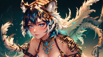 Картинка аниме животные +существа нейросети графика нейроарт ai art нейронные сети рисунки нейро искусство