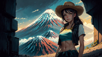 Картинка аниме пейзажи +природа нейросети графика нейроарт ai art нейронные сети рисунки нейро искусство