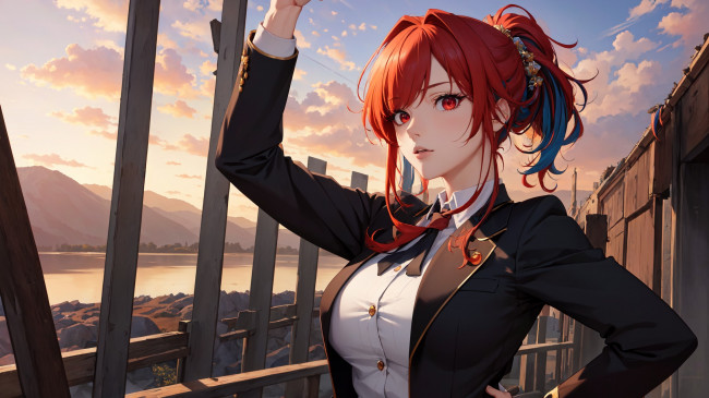 Обои картинки фото аниме, unknown,  другое , нейросети, графика, нейроарт, ai, art, нейронные, сети, рисунки, нейро, искусство