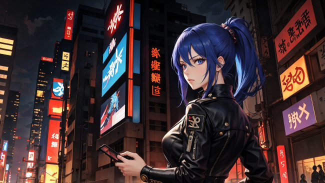 Обои картинки фото аниме, город,  улицы,  интерьер,  здания, нейросети, графика, нейроарт, ai, art, нейронные, сети, рисунки, нейро, искусство