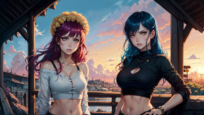 Обои картинки фото аниме, unknown,  другое , нейросети, графика, нейроарт, ai, art, нейронные, сети, рисунки, нейро, искусство