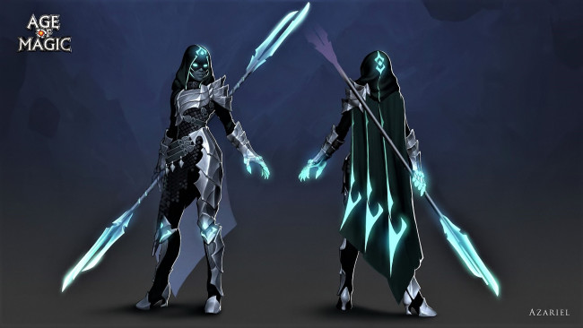 Обои картинки фото видео игры, age of magic, азариель, оружие