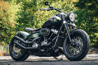 Картинка harley мотоциклы harley-davidson thunderbike customs мотоцикл байк