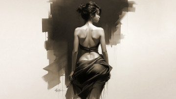 Картинка рисованное люди девушка нейросеть