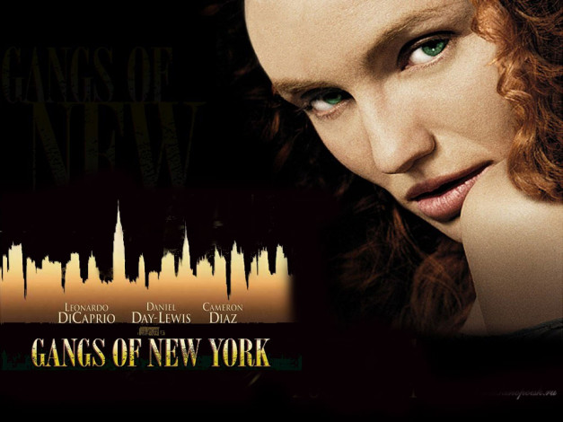 Обои картинки фото камерон, диаз, кино, фильмы, gangs, of, new, york