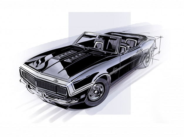 Обои картинки фото автомобили, рисованные