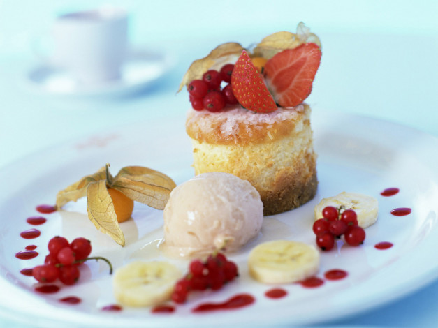 Обои картинки фото еда, мороженое, десерты