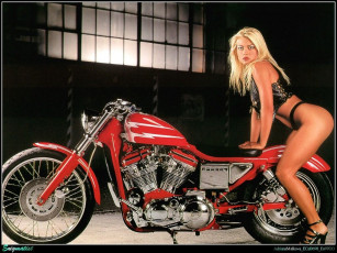 Картинка мотоциклы мото девушкой