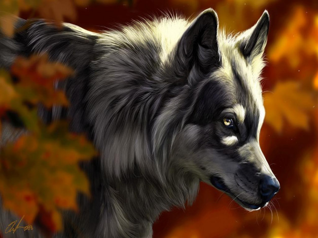 Обои картинки фото рисованные, животные